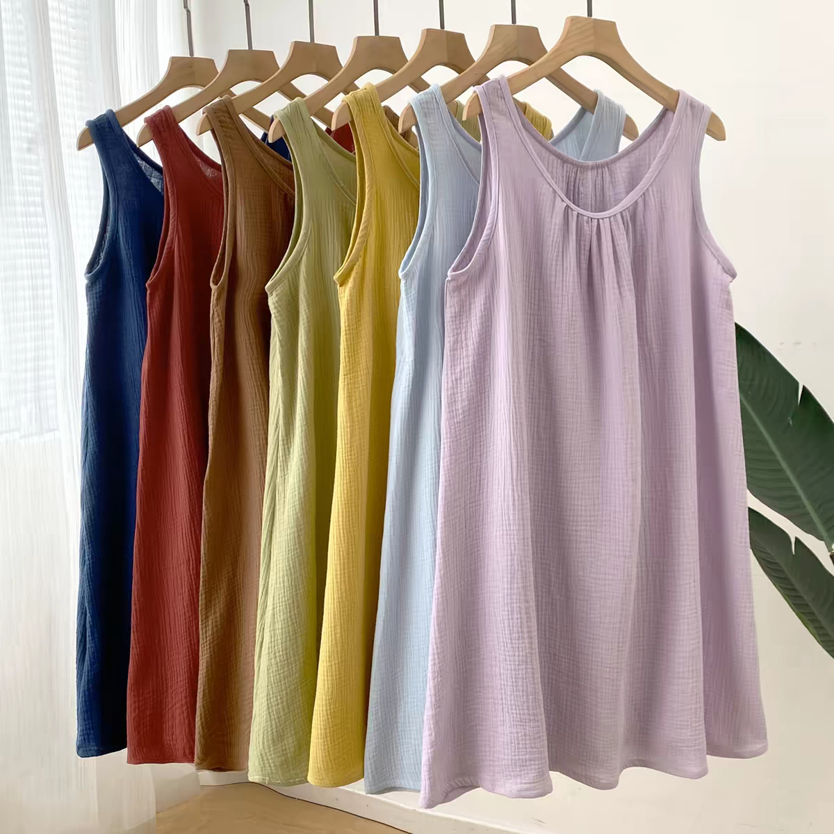 Midi Dress - Robe débardeur décontractée d'été pour femme