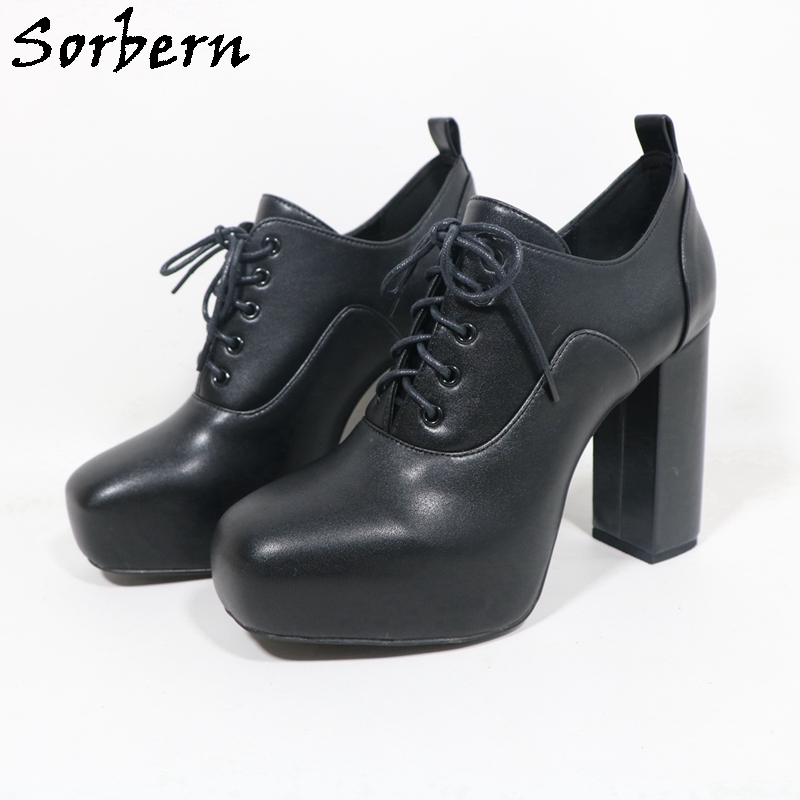 Pump Heel Block - Sorbern unisexe Style pompe chaussures femmes