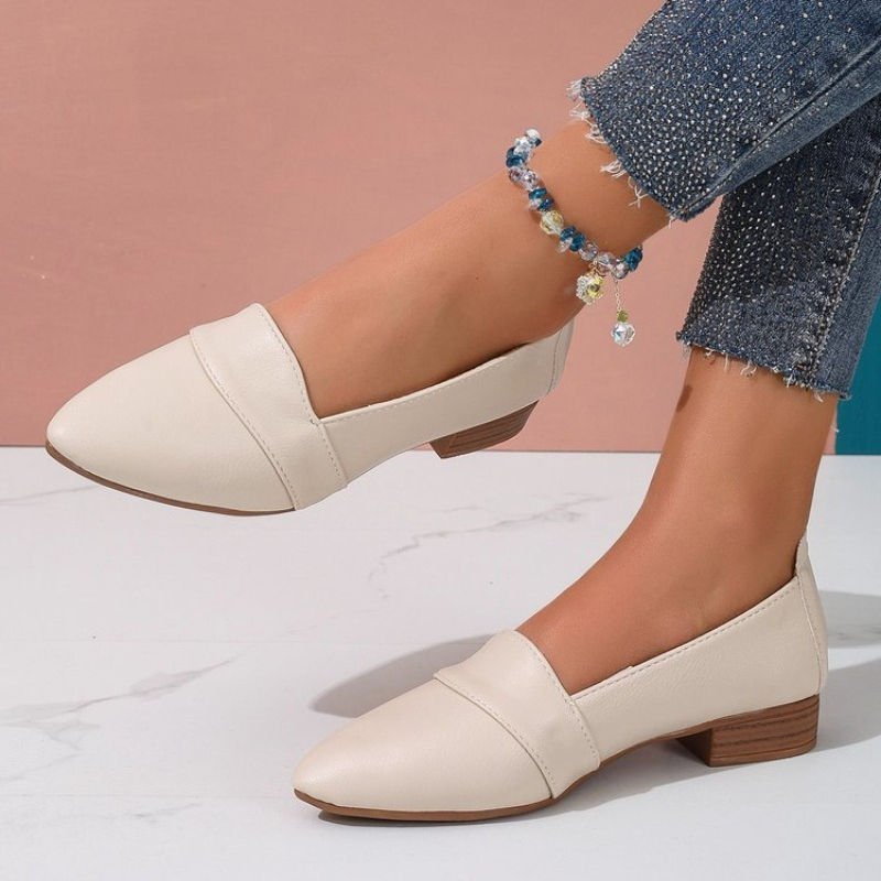 Womens Heels - Chaussures plates à enfiler pour femmes,
