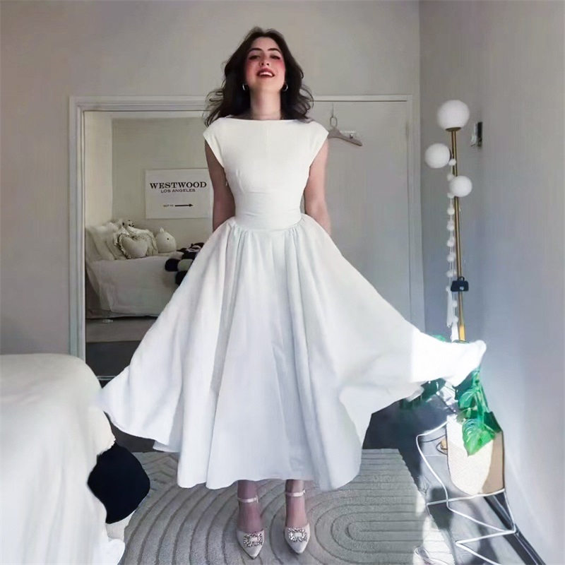 Women'S Red Formal Wear - Robe de bal élégante pour femme,