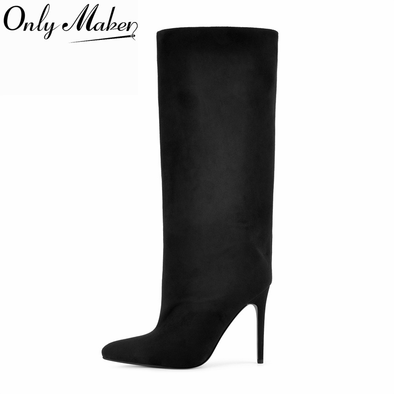 Formal Dress - Onlymaker Bottes noires en faux daim,