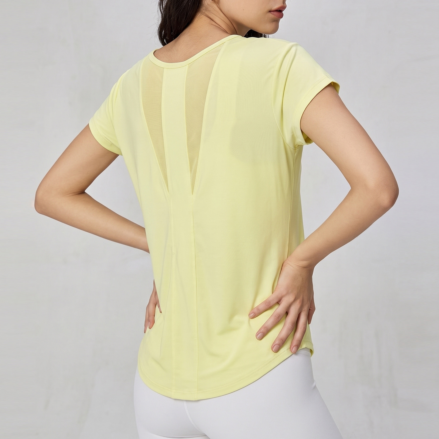 Silk Blouse - T-shirt de yoga à manches courtes