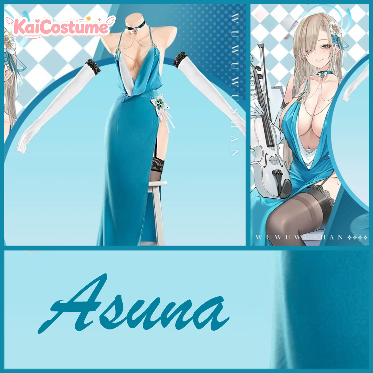 Evening Gown - Blue Archive Asuna – robe de