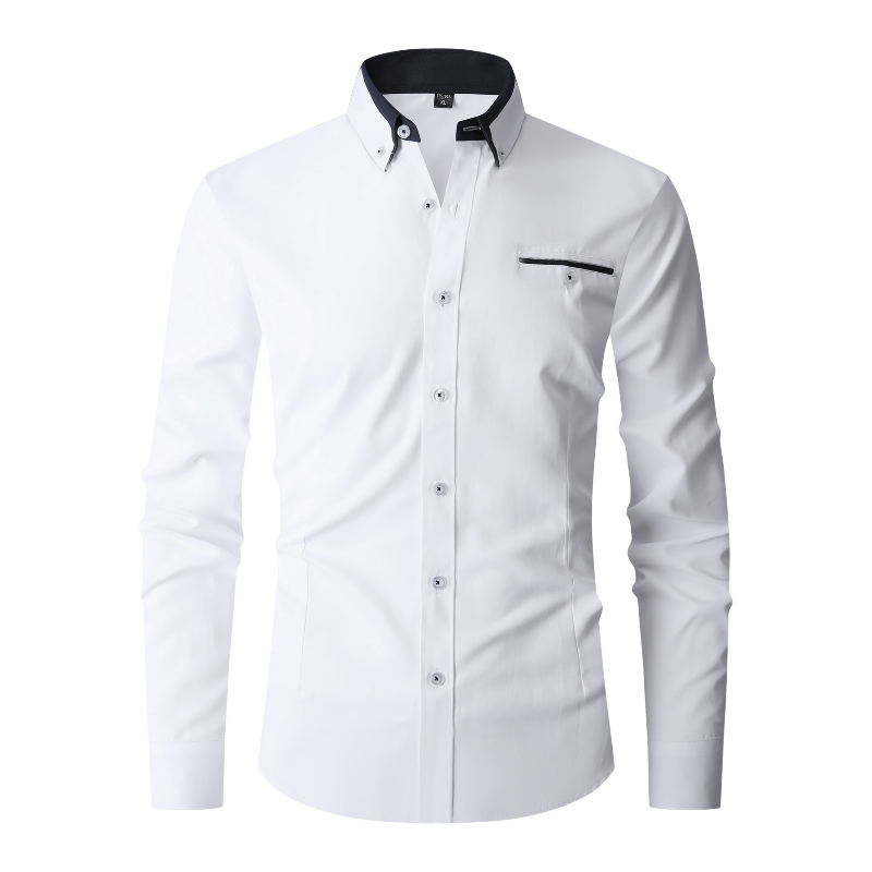 Formal Dress - Chemise habillée homme à manches longues,
