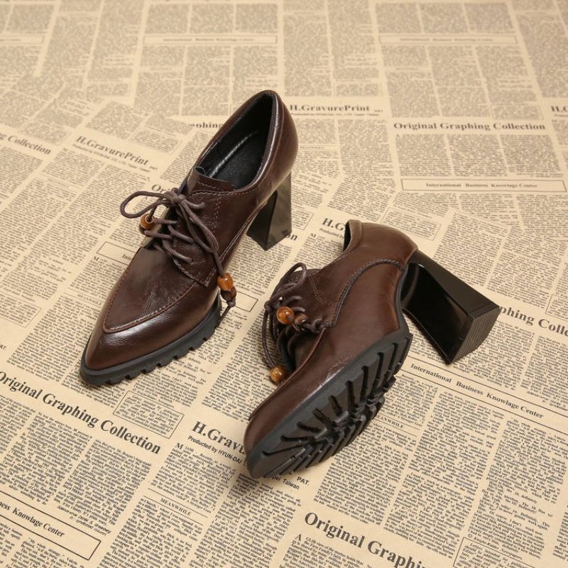 Pump Heel Block - Escarpins noirs à talon bloc et