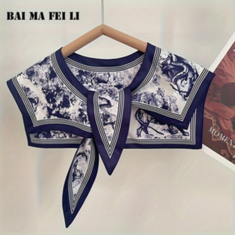 Silk Blouse - Écharpe en soie polyvalente pour femmes,