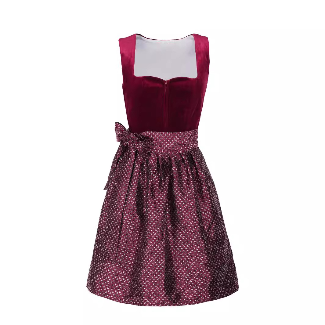 Midi Dress - Costume de serveuse de bière pour
