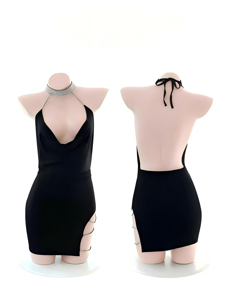 Lace Dress - Lingerie sexy sans bretelles, grande taille,