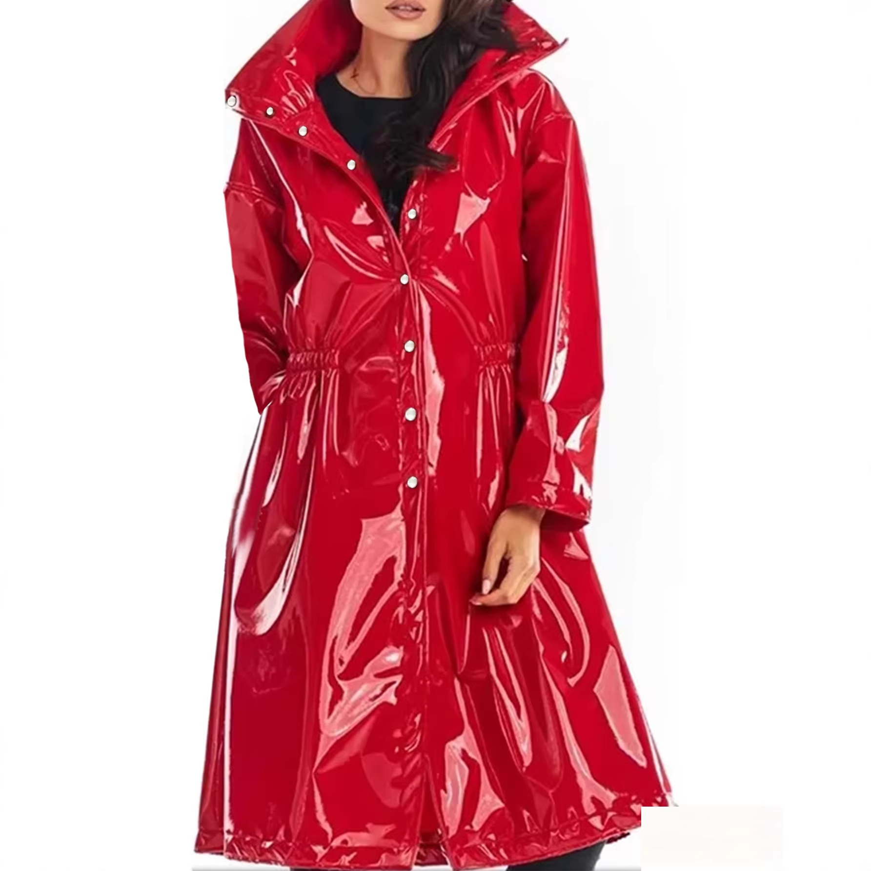 Womens Blazer - Manteau long trench-coat pour femmes adultes,
