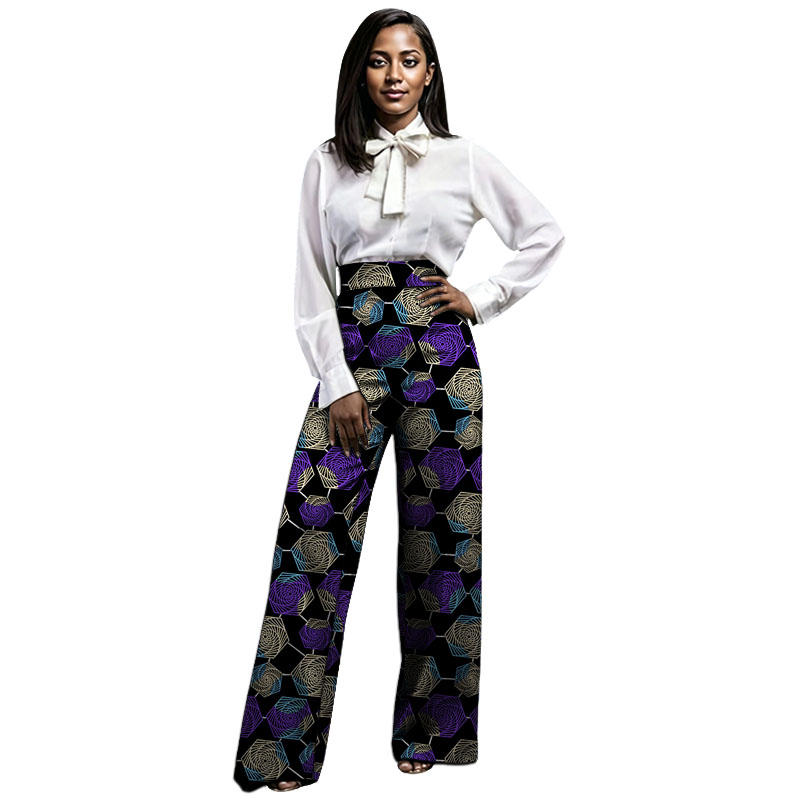 Tailored Trouser Wide - Pantalon ample vintage pour femme, coupe