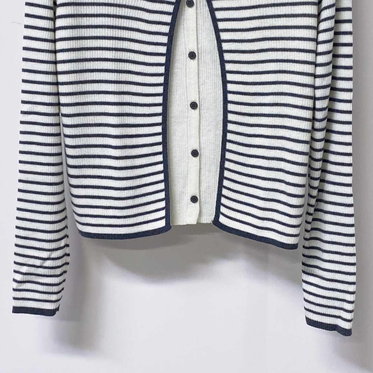 Haut tricoté rayé à col polo p - Silk Blouse avis et prix