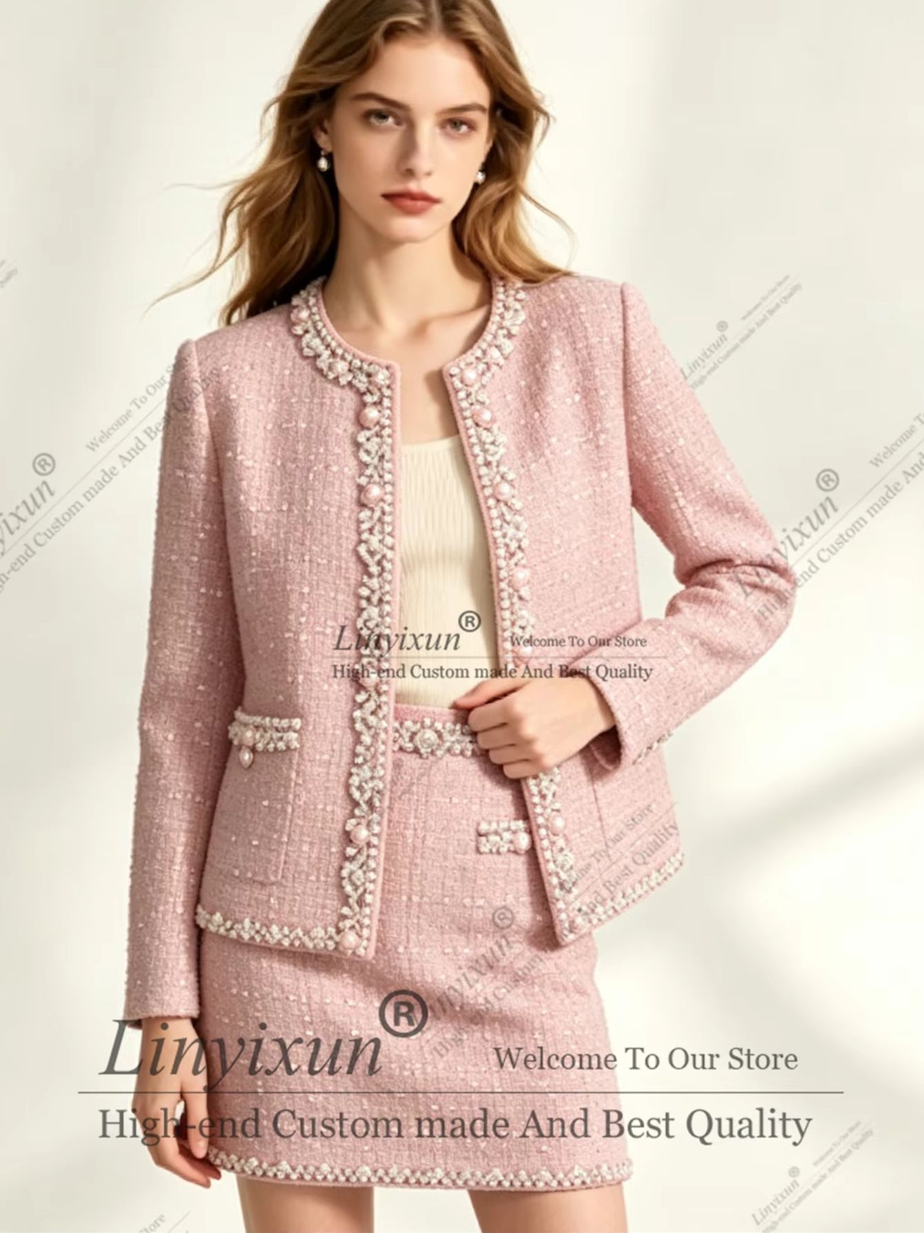 Ensemble tailleur femme en twe - Womens Blazer avis et prix