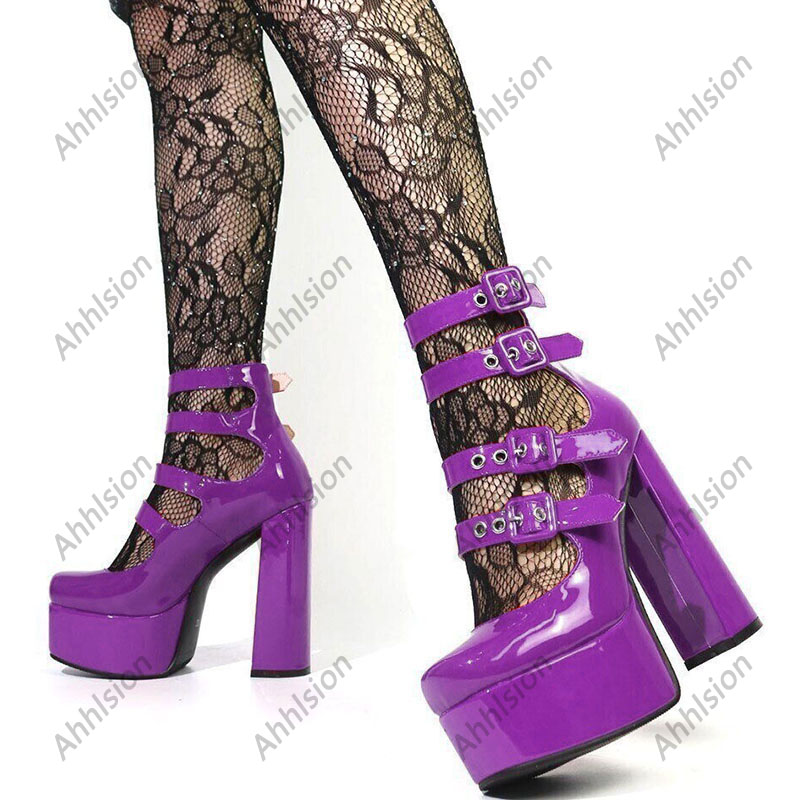 Ahhlsion – chaussures de print - Pump Heel Block avis et prix