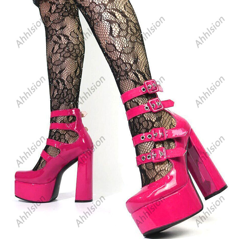 Ahhlsion – chaussures de print - Pump Heel Block avis et prix