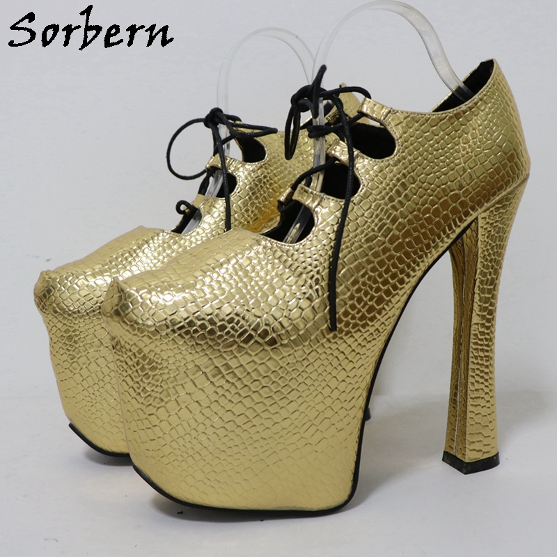 Sorbern or Crocodile 20Cm pomp - Pump Heel Block avis et prix