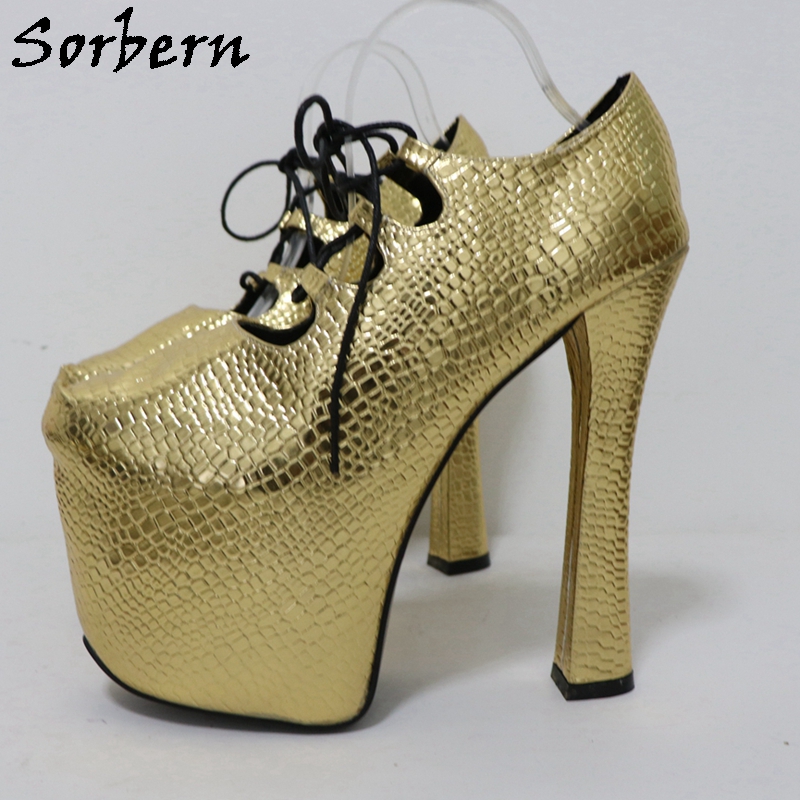 Sorbern or Crocodile 20Cm pomp - Pump Heel Block avis et prix
