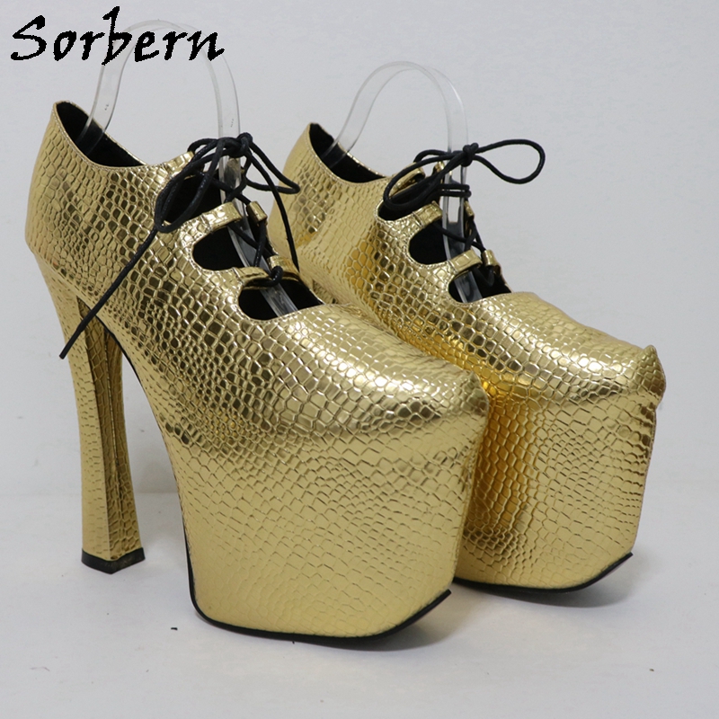 Sorbern or Crocodile 20Cm pomp - Pump Heel Block avis et prix