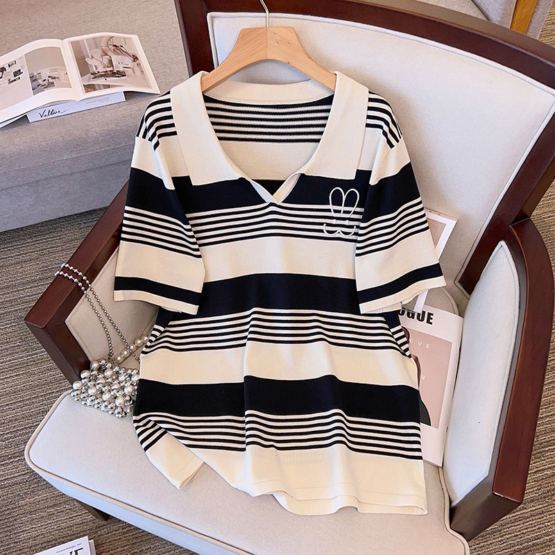 T-shirt à revers à manches cou - Silk Blouse avis et prix
