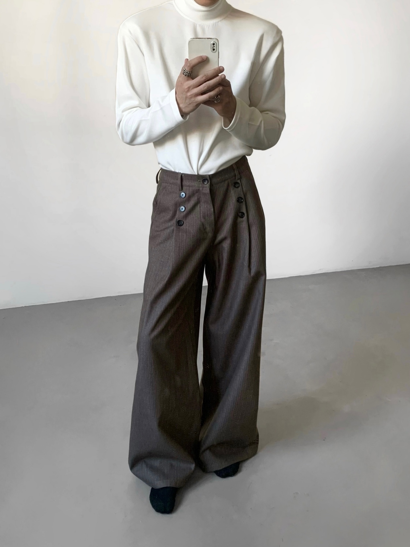 Pantalon de costume rayé décon - Tailored Trouser Wide avis et prix
