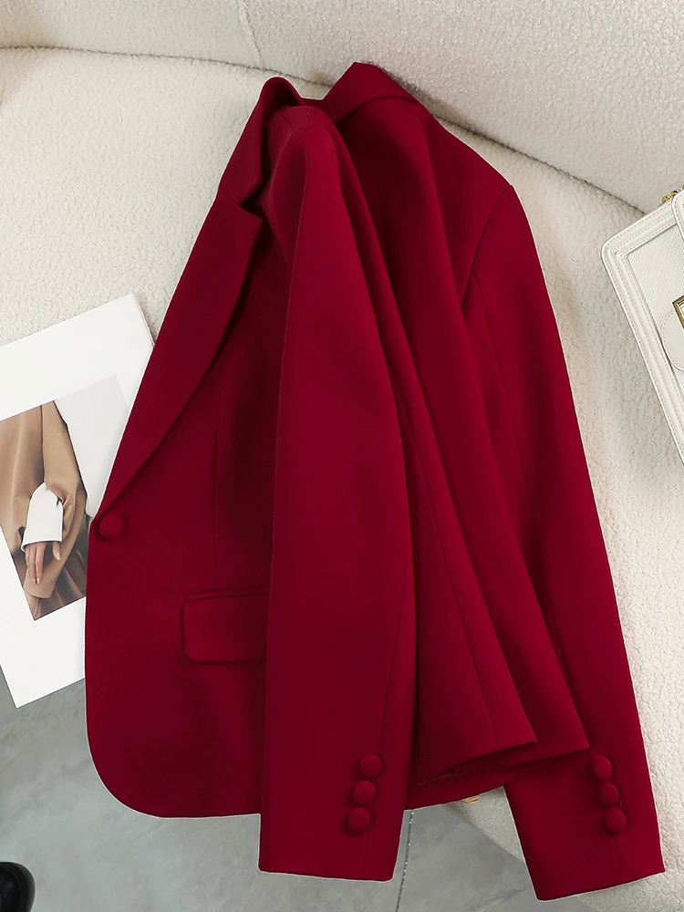 Femmes Blazer dames rouge vert - Women'S Red Formal Wear avis et prix