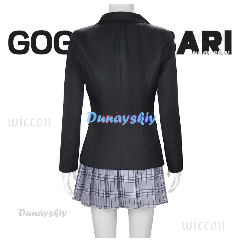Jupe noire Gogo Yubari JK, uni - Formal Skirt avis et prix