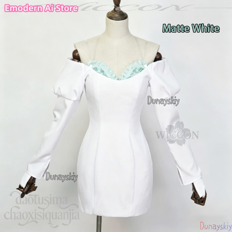 Nouvelle Robe Blanche CAFE Cro - Evening Gown avis et prix