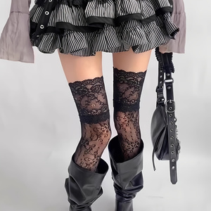 1 paire de chaussettes au-dess - Lace Dress avis et prix