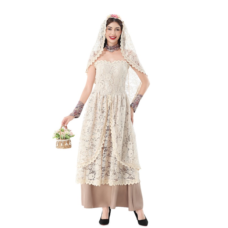 Robe longue vintage en dentell - Lace Dress avis et prix