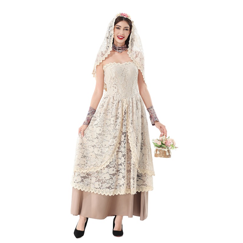 Robe longue vintage en dentell - Lace Dress avis et prix