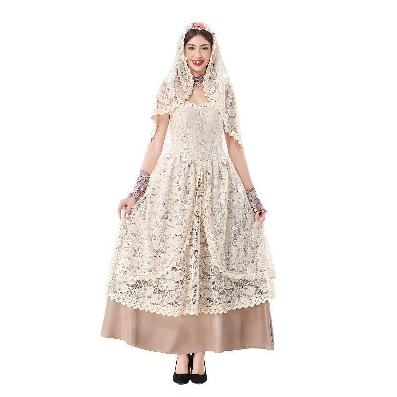 Robe longue vintage en dentell - Lace Dress avis et prix
