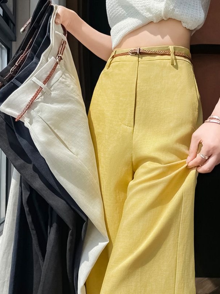Pantalon large taille haute en - Tailored Trouser Wide avis et prix