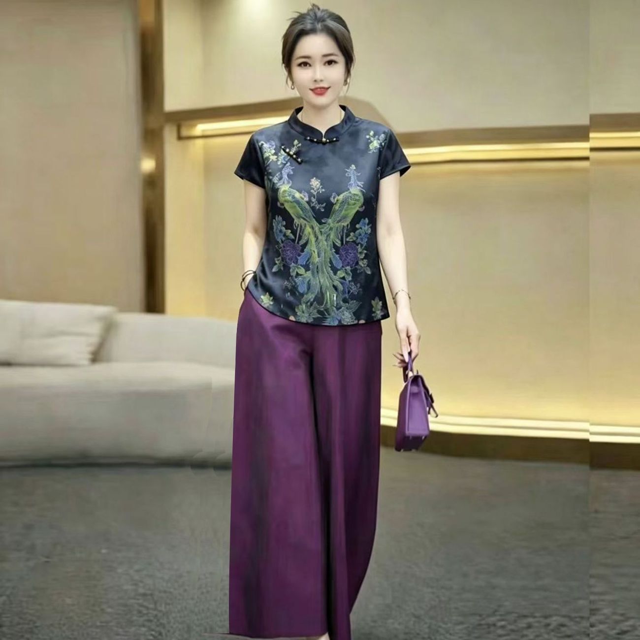 Ensemble deux pièces élégant e - Silk Blouse avis et prix