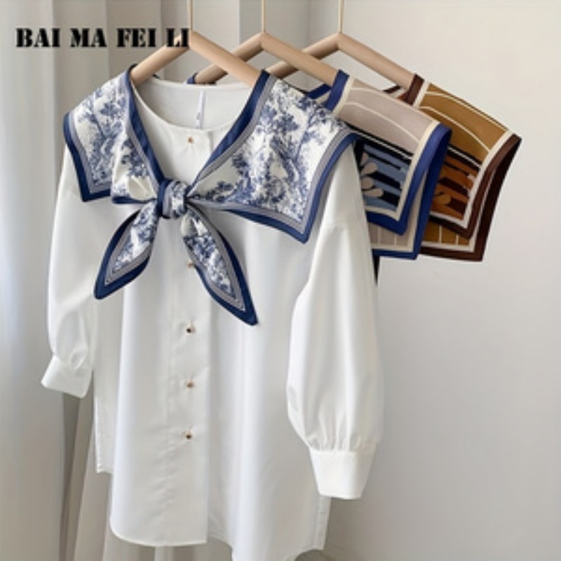Écharpe en soie polyvalente po - Silk Blouse avis et prix