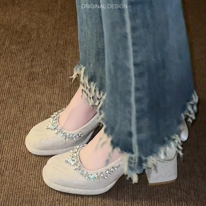 Escarpins Mary Jane à talon ca - Pump Heel Block avis et prix
