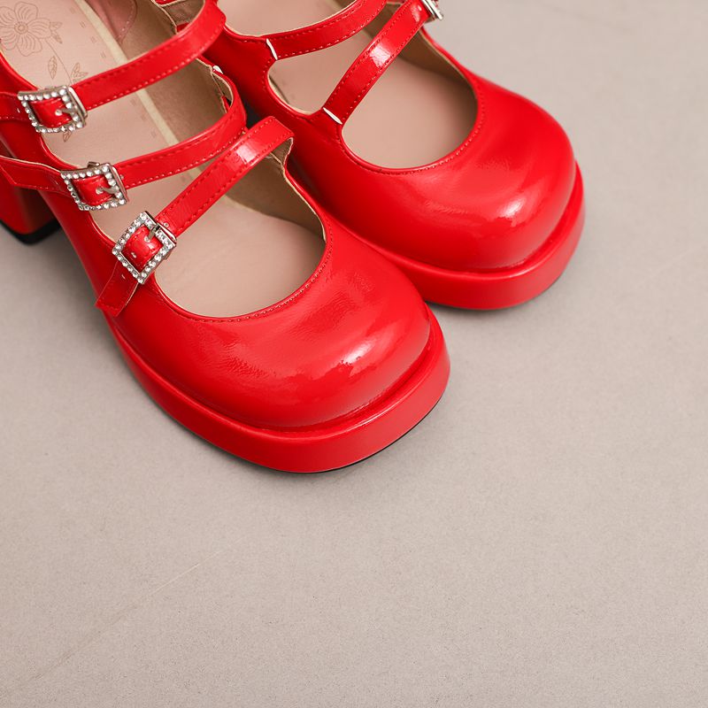 Chaussures Mary Janes pour fem - Pump Heel Block avis et prix