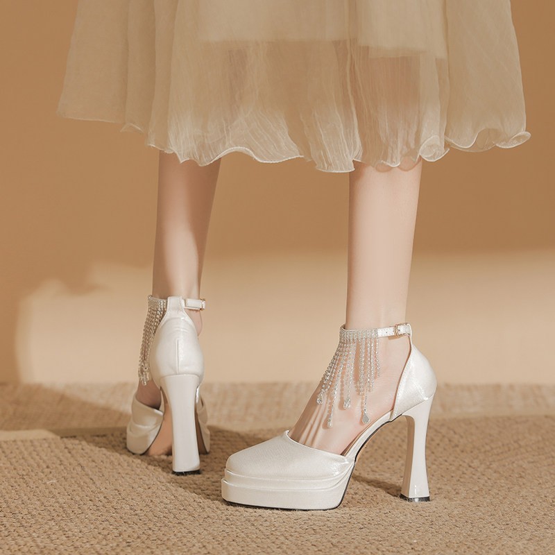 Chaussures de mariée Mary Jane - Pump Heel Block avis et prix