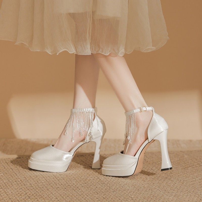 Chaussures de mariée Mary Jane - Pump Heel Block avis et prix