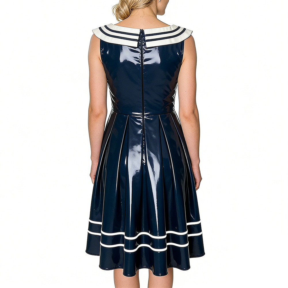 Robe Vintage Marin pour Femme  - Midi Dress avis et prix