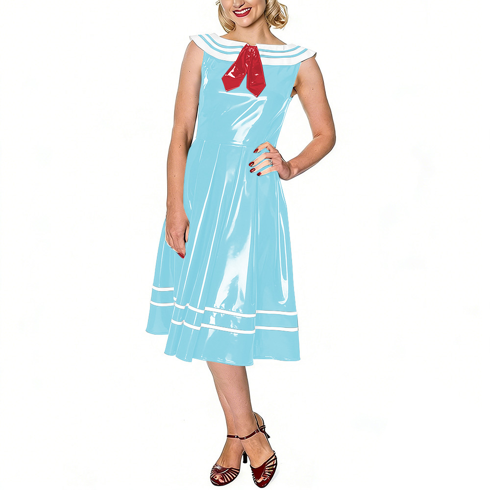 Robe Vintage Marin pour Femme  - Midi Dress avis et prix