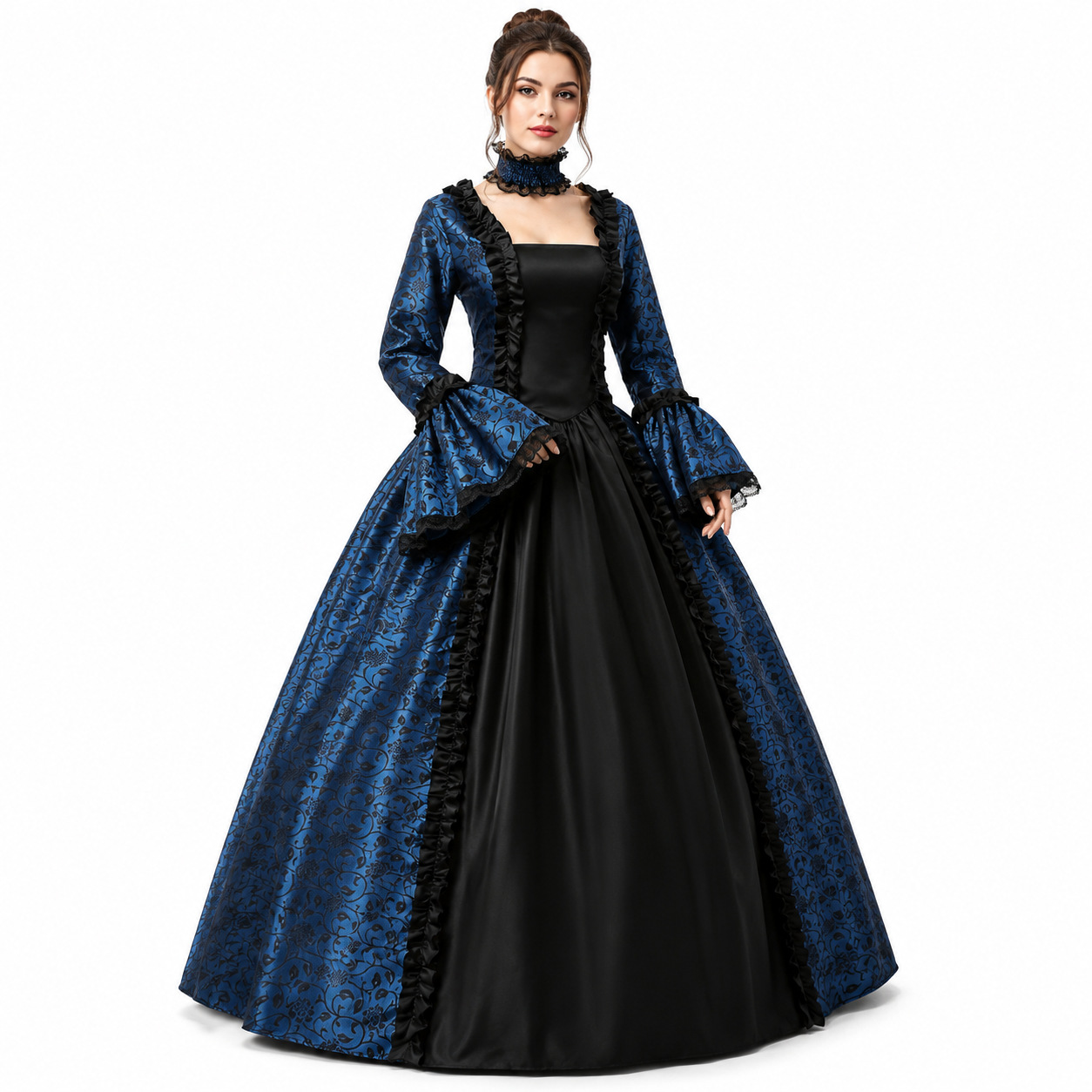 Robe vintage médiévale gothiqu - Lace Dress avis et prix