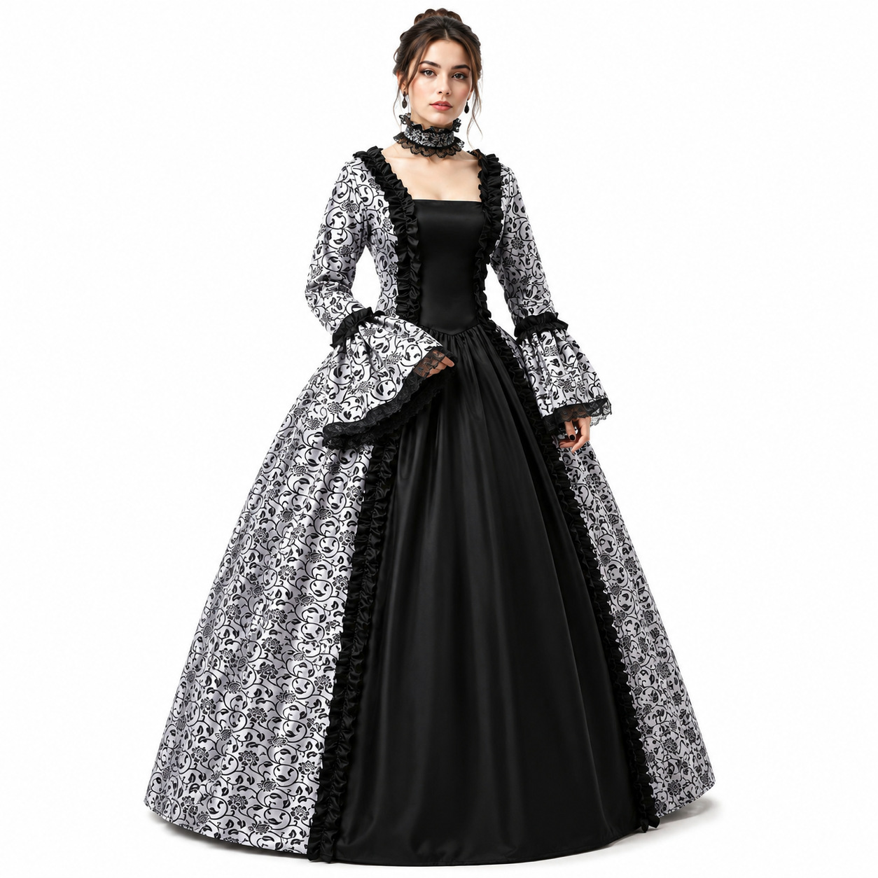 Robe vintage médiévale gothiqu - Lace Dress avis et prix
