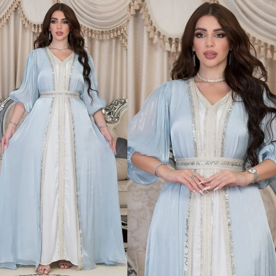 Robe de soirée longue en satin - Evening Gown avis et prix