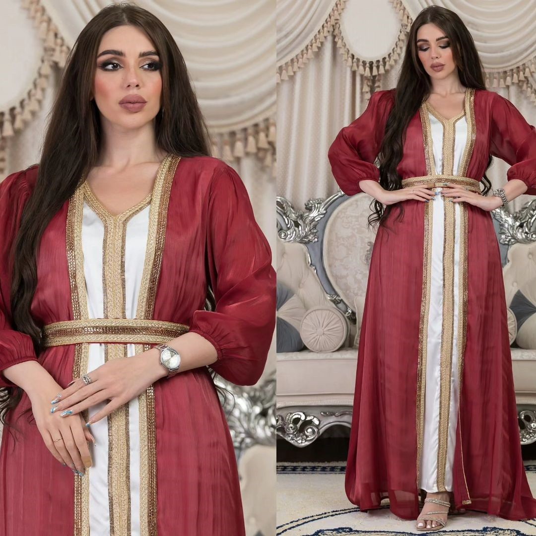 Robe de soirée longue en satin - Evening Gown avis et prix