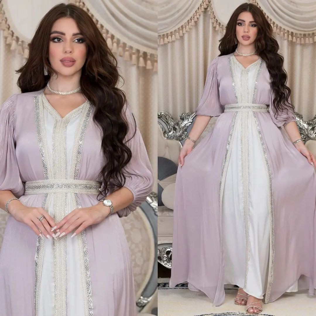 Robe de soirée longue en satin - Evening Gown avis et prix